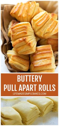 buttery pull apart rolls are the perfect appetizer to serve at any party