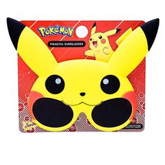 the pokemon pikachu sunglasses are on display