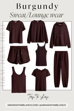 Burgundy loungewear and sweat outfits from H&M!    Follow my shop @amandapamblanco on the @shop.LTK app to shop this post and get my exclusive app-only content!  #liketkit #LTKSeasonal @shop.ltk https://liketk.it/4OvdR Las Vegas, Fashion Bloggers, Sweat Outfits, Sweats Outfit, Chic Fashionista, Top Fashion Bloggers, Fall Fashion Outfits, Winter Coats Women, Winter Fashion Outfits