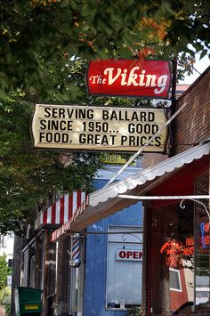 a restaurant called the viking serving ballard since 1950, good food great prices