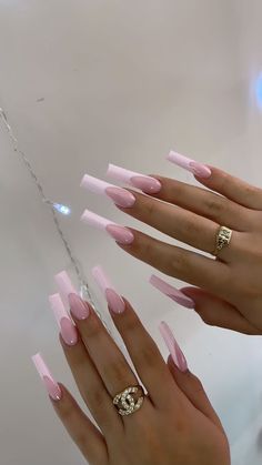 Nails Acrylic Square Long French Tip, Long French Tip Acrylic Nails Coffin, Gel Nails Ideas Long Coffin, Gel X Nails Long Almond, French Tip Coffin Design, Almond Shape Nails With Gems, Clean French Tip Nails Square, Simple Long French Tip Nails, Cute French Tip Acrylics