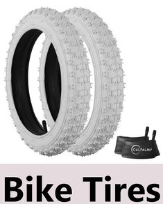 (2 Sets) 18 Kids Bike Replacement Tires and Inner Tubes - Fits Most Kids Bikes Like RoyalBaby, Joystar, and Dynacraft - Made Cycling Workout, Pharmacy Gifts, 2 Set, Tires, Bike