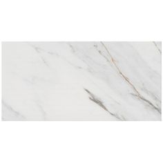 a white marble tile with gold veining