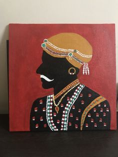 Human Figures, Glass Painting Designs, Mughal Paintings, Coaster Designs, Royal King, Painting Designs, Indian Art Paintings, Design Drawings, Drawings Simple