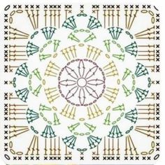 an image of a cross stitch pattern on a card