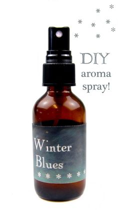 This easy spray is made with aromatherapeutic scents that uplift the spirit and deflect winter anxiety, grumpiness, and depression. Diy Perfumes, Aromatherapy Spray, Mountain Rose, Diy Winter, Roman Chamomile, Hard Days