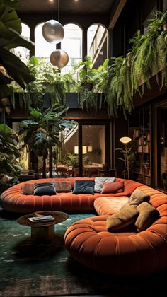 Midcentury modern lounge Hollywood Glam Interior Design, Brutalism Interior, Lots Of Plants, Party Vibe, Time Space, Inspire Me Home Decor, Apartment Decor Inspiration, Hus Inspiration, Dream House Interior