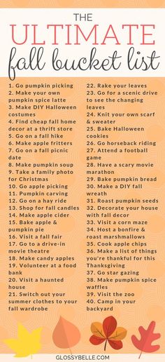 the ultimate fall bucket list for kids