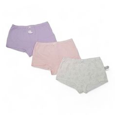 Balabala 3-Pack Soft Cotton Undies Underwear Briefs Elastic Waist 3 Pack Size 14-15y Color Pink/Purple/White Materials 95% Cotton 5% Spandex New Still In Plastic Packaging. Offers Welcome! Briefs, Cotton Undies, Christmas Pajama Set, Kickee Pants, Pj Pants, Plastic Packaging, Sports Bra Sizing, Red Plaid, Kids Accessories