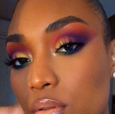 Cut Crease Eye Makeup, Woc Makeup, Pretty Makeup Looks, Makeup Idea, Eye Spy, Unique Makeup, Glam Squad, Glamour Makeup, Makeup On Fleek