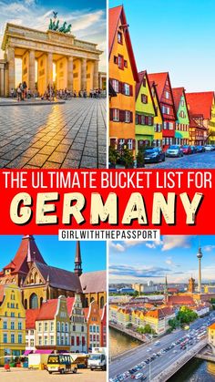 the ultimate bucket list for germany