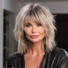 43 Best Long Hairstyles for Women Over 60 Medium Length Shags For Women, Layered Wavy Hair Medium Shag, Tapering Hair Around Face, Womens Messy Hairstyles, Medium Length With Bangs And Layers, Long Shags For Straight Hair, Short Top Layers Medium Hair, Medium Length Wavy Hairstyles For Women Over 50, 55 Plus Hairstyles