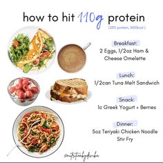 Essen, Gym Recipes, Chicken Stir Fry With Noodles, Protein Meal Plan, Weight Watchers Dessert Recipes, Healthy High Protein Meals, Protein Bar Recipes, Macro Friendly Recipes, Meal Planner Template