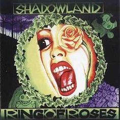 the cover art for shadowland's ring of roses album, with an image of a