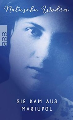 the book cover shows an image of a woman's face, with blue background