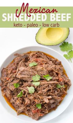 Easy keto dinner recipe, this low carb shredded Mexican Beef is bound to be a hit with the whole family. Paleo and dairy-free. #easymeals #ketorecipes #lowcarbrecipes #shreddedbeef #mexicanrecipes #ketodiet #ketomeals via @dreamaboutfood Shredded Mexican Beef, Beef Mexican, Keto Dinner Recipe, Mexican Shredded Beef, Keto Mexican, Easy Keto Dinner, Mexican Beef, Dairy Free Dinner, Boiled Egg Diet Plan