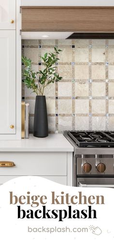 the kitchen backsplash is clean and ready for us to use in this project