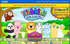 the website for welkin's children's toys and play is shown