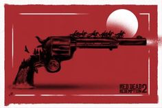 Revolver Tattoo, Alternative Posters, Red Dead Redemption Art, Read Dead, Video Game Posters, Fandom Art, Gaming Tattoo