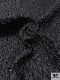 the black fabric is very soft and has some interesting patterns on it's surface