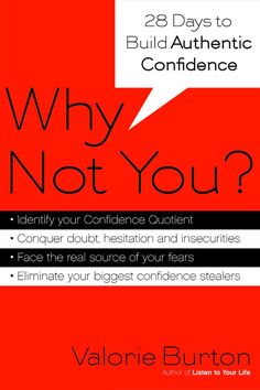 a book cover with the title why not you?, which reads 25 days to build authentic