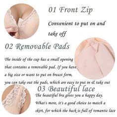 Sexy Plus Size Lace Push Up Wireless Deep Plunge Bras - NewChic Mobile Sport Bras, Bras Outfits, Sports Bra Outfit, Top Bustier, Boho Jeans