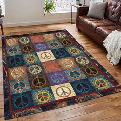 Hippie Rug, Hippie Beautiful Vintage Sign Rug, Hippie Gift, Art Rug, Hippie Style Room Rug, Hippie Home Decor Hippie Style Rooms, Hippie Rug, Hippie Bedroom Decor, Hippie Bedroom, Hippy Room, Hippie Homes, Velvet Carpet, Art Rug, Hippy Gifts