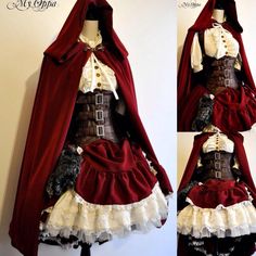 Steampunk Clothing, Yohji Yamamoto, العصور الوسطى, Steampunk Costume, Little Red Riding Hood