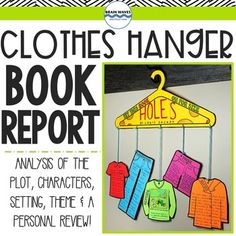 the clothes hanger book report is shown