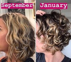 Curly Hair Tips, Balayage, Wavy Hair Tips, Wavy Hair Care, Professional Haircut, Curly Girl Method, Curly Hair Routine, Short Wavy, Brown Blonde Hair