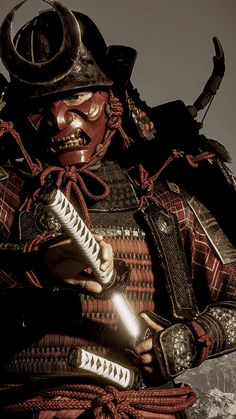 Mascara Oni, Ancient Samurai, Warrior Concept Art, Samurai Tattoo Design, Fu Dog