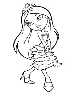 Bratz Coloring Pages - Coloring Pages For Kids And Adults