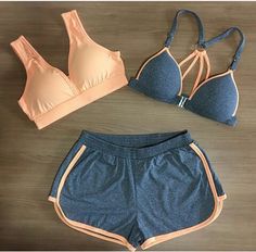 Workout Outfits, Intimo Victoria Secret, Gym Crush, Working Out Outfits, Estilo Fitness, Cute Workout Outfits, Workout Attire, Cute Comfy Outfits, Teenager Outfits
