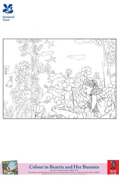 Beatrix and Her Bunnies is a moving and inspiring picture book based on the life of Beatrix Potter. This is a perfect read for fans of Peter Rabbit, for young environmentalists and for animal lovers everywhere. Download this free activity sheet to colour in Beatrix and Her Bunnies! Head to nosycrow.com to discover more free kids colouring pages, kids activity pages, printable colouring sheets, free colouring pages, screen-free activities, free kids activities and much more. Free Kids Activities, Kids Colouring Pages, Free Colouring Pages, Bunny Artwork