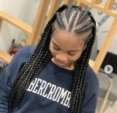 Ghana Weaving Hairstyle, Half Box Braids, Ghana Weaving Styles, Weaving Styles, Hairdo Ideas, Scalp Braids, Ghana Weaving, Cornrow Braids, Feed In Braids Hairstyles