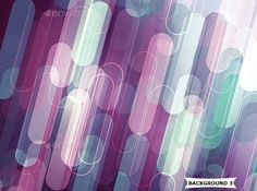 an abstract background with circles and lines in pink, green, purple and white colors