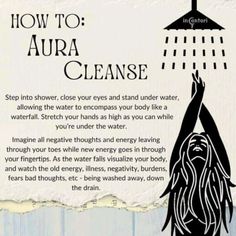 Aura Cleanse, Shadow Book, Chakra Cleansing, Spiritual Motivation, Witch Spirituality, Wellness Studio, Spiritual Journals, Bad Thoughts