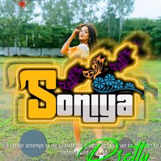 an advertisement for the song sonya