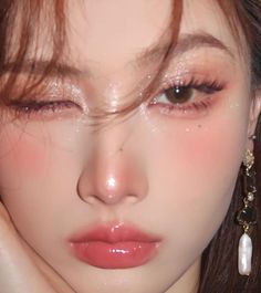 Cottagecore Makeup Looks, Cottagecore Makeup, Ball Makeup, Angel Makeup, Korean Makeup Look, Korea Makeup, Soft Makeup Looks, Formal Makeup