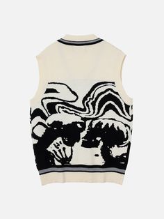 Skeleton Portrait, Unique Streetwear, Versatile Sweater, Portrait Graphic, Streetwear Outfit Ideas, Top Streetwear Brands, Stylish Sweater, Sweater Vests, Unique Outfit