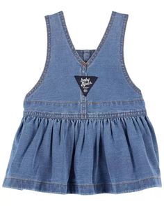 Blue Baby Knit-Like Denim Jumper Dress | carters.com Denim Jumper Dress, Vintage Kids Clothes, Oshkosh Baby, Denim Jumper, Vintage Baby Clothes, Denim Inspiration, Boys Denim, Summer Denim, Kids Wardrobe