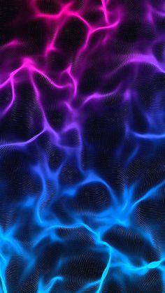 an abstract background consisting of lines and curves in blue, pink, and purple colors