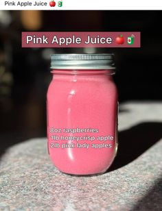 Nature, Natural Juice Recipes, Pink Try, Apple Juice Recipe, Gut Cleanse, Fresh Fruit Smoothies, Healthy Juicer Recipes, Healthy Juice Drinks, Green Smoothie Cleanse