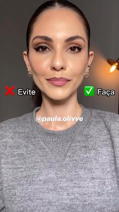 O que ❌evitar e ✅fazer na maquiagem (principalmente se você tem mais de 30 anos)  • .  • Lembrando que esse vídeo NÃO É sobre produtos mas sim sobre a técnica usada e como ela pode te beneficiar  • .   • Esse vídeo é apenas uma sugestão de como fazer a maquiagem de acordo com meu método de ensino, mas não é uma regra!! Para aprender mais comigo, seja aluna do meu curso de automaquiagem clicando no link da bio 😉  • .  • Brincos @una.culture  • Cupom de desconto: UNAPAULA10  • .  • Pincéis Usados:  • RT200 base  • RT 242 corretivo   • RT402 pó áreas pontuais  • RT424 contorno   • RT412 blush  • RT420 iluminador (maior)  • RT304 iluminador (menor)  • RT301 Olhos (maior)  • RT332 Olhos (menor)  • Todos da @realtechniquesbrasil Bonito, Makati City, Natural Glam Makeup, Beautiful Skin Care, Makeup Hacks Tutorials, Beyond Beauty