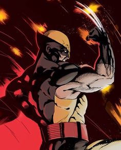 an image of a comic character with his arm out