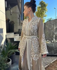 Moroccan Caftan, Luxury Embroidered Dress 2 Pieces With Belt , Fancy Kaftan Abaya Moroccan Dress Kaftan, Moroccan Wedding Dress, Fancy Kaftan, Morrocan Kaftan, Kaftan Wedding, Moroccan Kaftan Dress, Moroccan Clothing, Kaftan Abaya, Moroccan Kaftan