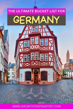 An enchanting view of a charming small town in Germany, perfect for your 2024 bucket list. Discover hidden gems and must-visit locations with travel tips and top things to do in Germany. Germany Best Places, Germany Travel Tips, What To Do In Germany, Rhineland Germany, Traveling To Germany, Travel In Germany