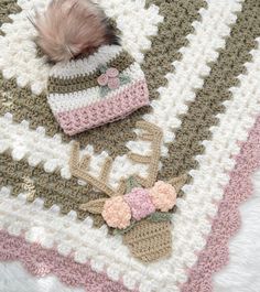 Crochet Baby Blanket Boho Baby Blanket Boho Deer Blanket Boho Stag Blanket Deer Boho Handmade Blanket Bedding - Etsy Baby Blanket Boho, Boho Baby Blanket, Unique Crochet Blanket, Prayer Shawl Crochet Pattern, Quick Crochet Blanket, Boho Baby Blankets, Deer Blanket, Crochet Blanket Diy, Crochet Blanket Tutorial