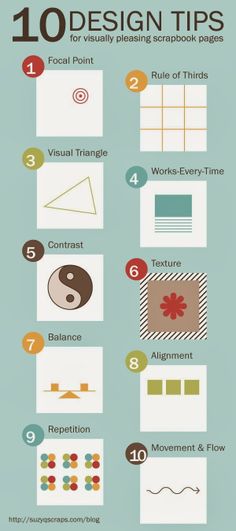 the top ten design tips for creating infos