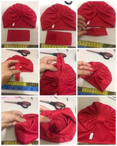 step by step instructions on how to sew a beanie hat for kids and adults